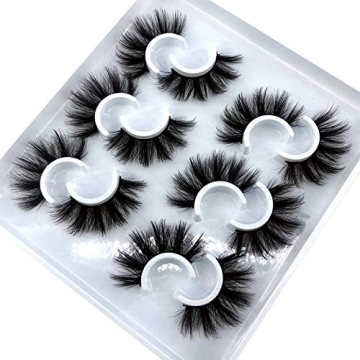 Dramatic 25mm Fluffy False Eyelashes for Glam Looks
