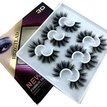 Dramatic 25mm Fluffy False Eyelashes for Glam Looks