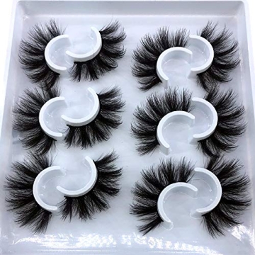 Dramatic 25mm Fluffy False Eyelashes for Glam Looks
