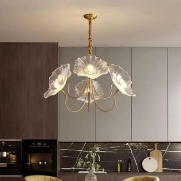 Stylish JIASHIN Modern Nordic 6-Light Chandelier