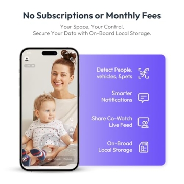 Psync Genie S 5MP HD Indoor Camera - Home Security Solution