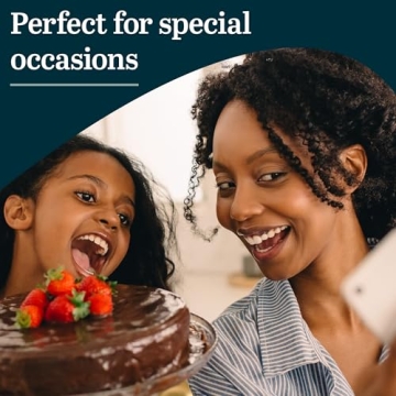 Libbey Selene Glass Cake Stand with Dome Lid, Elegant Curved Footed Glass Cake Holder, Covered Cake Stand, Versatile Glass Dome