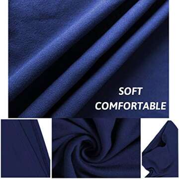 TINYHI Women's Casual Flowy Tunic Swing Dress Gray