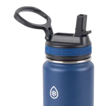 Thermo Flask Set 710 ml 2 Piece Thermal Bottle Blue and Red