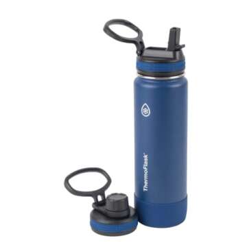 Thermo Flask Set 710 ml 2 Piece Thermal Bottle Blue and Red