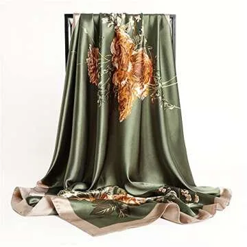 Vimate Silk Bandana Scarf for Women – 35" Stylish Accessory