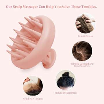 Top Silicone Scalp Massager for Hair Growth Care