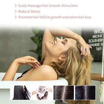 Top Silicone Scalp Massager for Hair Growth Care
