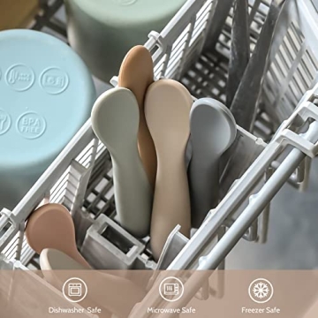 6 Pack Baby Self-Feeding Spoons - Safe & Fun for All Babies