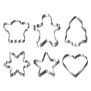 18 Piece Christmas Cookie Cutter Set for Holiday Baking