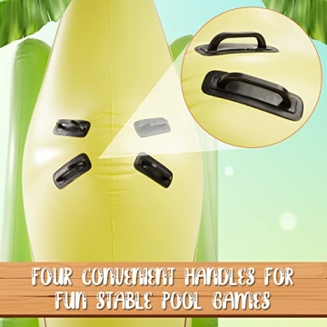 Giant Inflatable Banana Float - Fun, Durable, Safe
