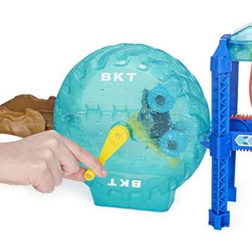 Monster Jam, Megalodon Monster Wash, Includes Color-Changing Truck, Interactive Water Play Kids Toys for Aged 3 and Up