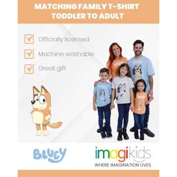 Bluey Mum Adult Womens Graphic T-Shirt Chilli X-Large