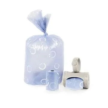 Stylish Ubbi Diaper Bag Dispenser with Lavender Bags