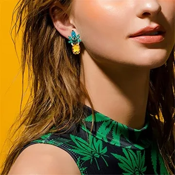Stylish Pineapple Earrings Jewelry Gifts for Women