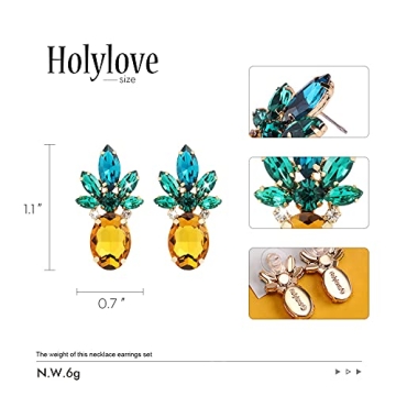 Stylish Pineapple Earrings Jewelry Gifts for Women