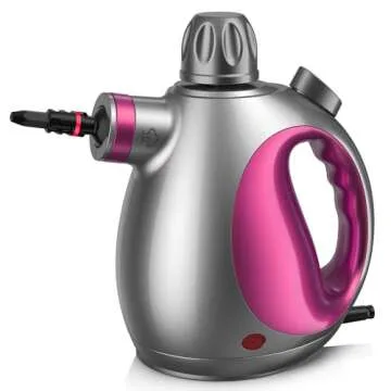 Handheld Steam Cleaner, Heavy Duty Multi-Purpose Steamer for Cleaning with Safety Lock&14pcs Accesso...