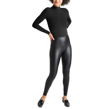 Yummie Madelyn Mock Neck Bodysuit Seamless Shaping Outlast Tech