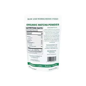 Cherie Sweet Heart Organic Matcha Powder - Matcha Green Tea Powder For Cooking, Baking, Latte, Smoot...