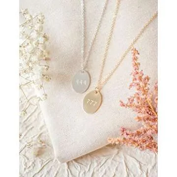 Angel Number Necklace 888 Custom Spiritual Jewelry