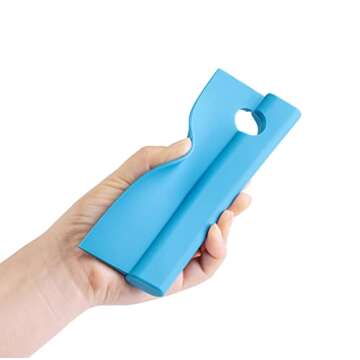 Honla 2 Pack Small Squeegees,Mini Silicone Squeegee for Car Windows,Side Mirrors,Bathroom Glass Show...