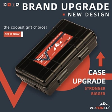 VEITORLD 12-in-1 Emergency Survival Kit for All
