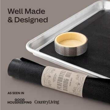 French Tart Baking Set | Galentines Day Gift Unique Baking Gifts for Women BFF Kitchen Baking SuppliesPresent a Food Making Kit For Adults & Parisian Cooking Tools for Pastry Dessert Valentines Day