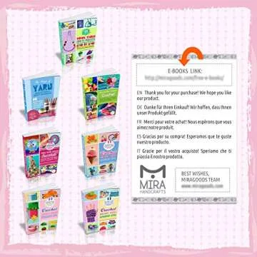 Complete Acrylic Yarns Set for Crochet & Knitting Kit