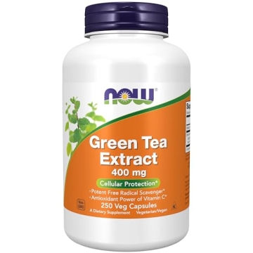 NOW Foods Green Tea Extract 400 mg Vitamin C 250 Caps