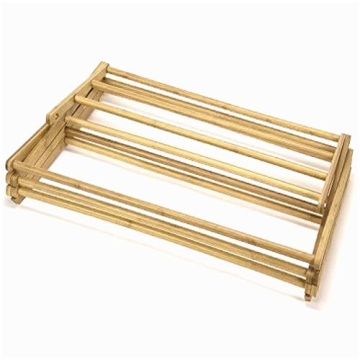 Portable Wooden Clothes Drying Rack - Foldable & Durable