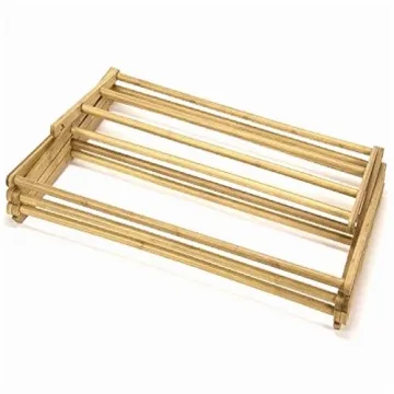 Portable Wooden Clothes Drying Rack - Foldable & Durable