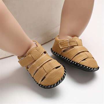 BENHERO Infant Baby Boys Girls Summer Sandals - Soft Sole Toddler First Walker Shoes