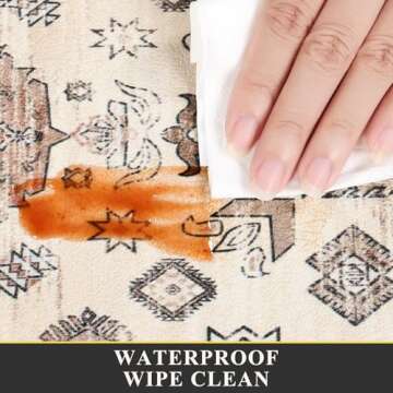 Pauwer Anti Fatigue Kitchen Mat Set of 2 Non Slip Kitchen Mats for Floor Cushioned Kitchen Rugs Comfort Standing Mat Farmhouse Waterproof PVC Foam Kitchen Floor Mat Runner