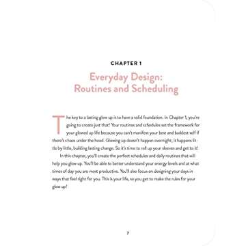 Glow Up Journal for Goal-Setting and Inspiration