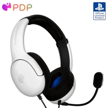 PDP AIRLITE Wired Stereo Gaming Headset for PlayStation 5, 4, 3 - Great Sound, Comfortable Fit, Nois...