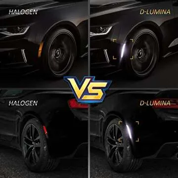 D-Lumina Smoked LED Side Markers for 2016+ Chevy Camaro