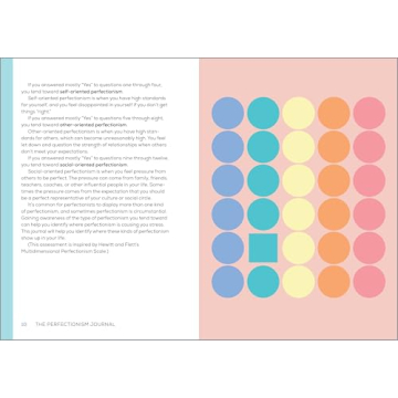 The Perfectionism Journal for Mindfulness and Reflection