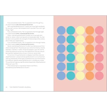 The Perfectionism Journal for Mindfulness and Reflection