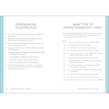 The Perfectionism Journal for Mindfulness and Reflection