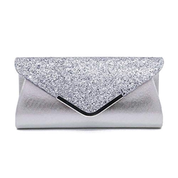 KALAIEN Glitter Envelope Clutch Purses for Women - Perfect for Weddings & Parties!