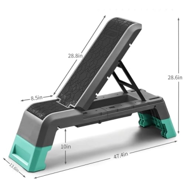 Leikefitness Aerobic Deck for Home Gym - Sturdy & Adjustable