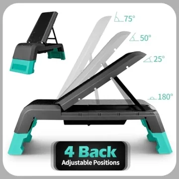 Leikefitness Aerobic Deck for Home Gym - Sturdy & Adjustable