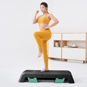 Leikefitness Aerobic Deck for Home Gym - Sturdy & Adjustable