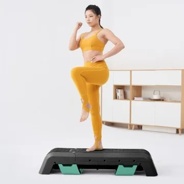 Leikefitness Aerobic Deck for Home Gym - Sturdy & Adjustable