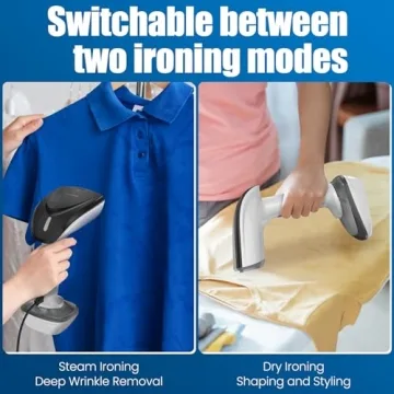 Efficient Handheld Fabric Steamer - Fast & Powerful Steam Remover