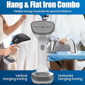 Efficient Handheld Fabric Steamer - Fast & Powerful Steam Remover