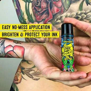 CannaSmack Ink Guard Tattoo Sunscreen SPF 30 - Protect Tattoos