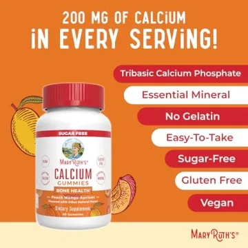 MaryRuth Calcium Gummies Vegan Bone Support Treats