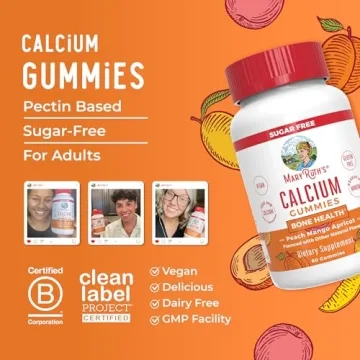 MaryRuth Calcium Gummies Vegan Bone Support Treats