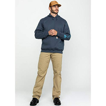 Carhartt Men's Loose Fit Logo Sleeve Sweatshirt - Warm & Durable